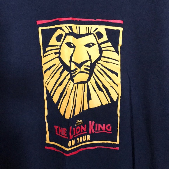 Disney The Lion King On Tour Black T Shirt XL - Picture 3 of 8